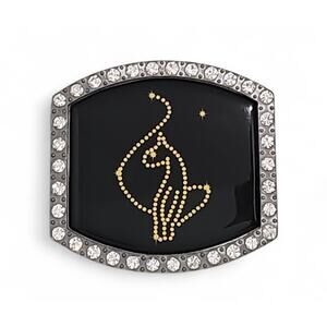 Y2K Baby Phat Belt Buckle Rhinestones Baby Phat Cat Vintage